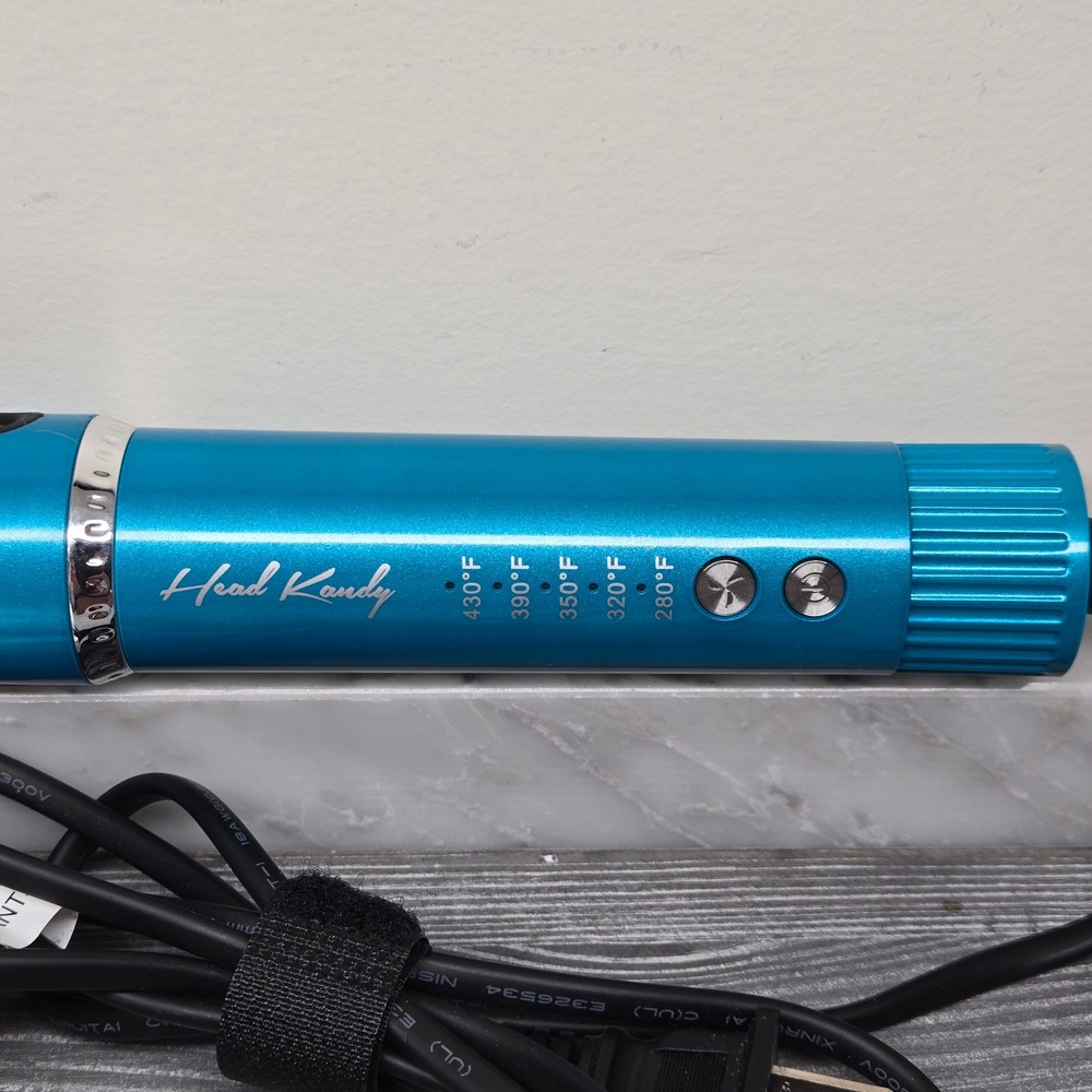 Head Kandy The Rebound All In One Hair Styler - Teal Blue 280-430F, Model CC-100 - Picture 4 of 11